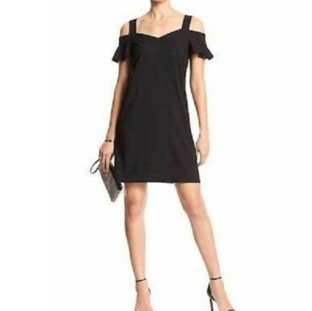 NWT Banana Republic cold shoulder cocktail dress. Never worn